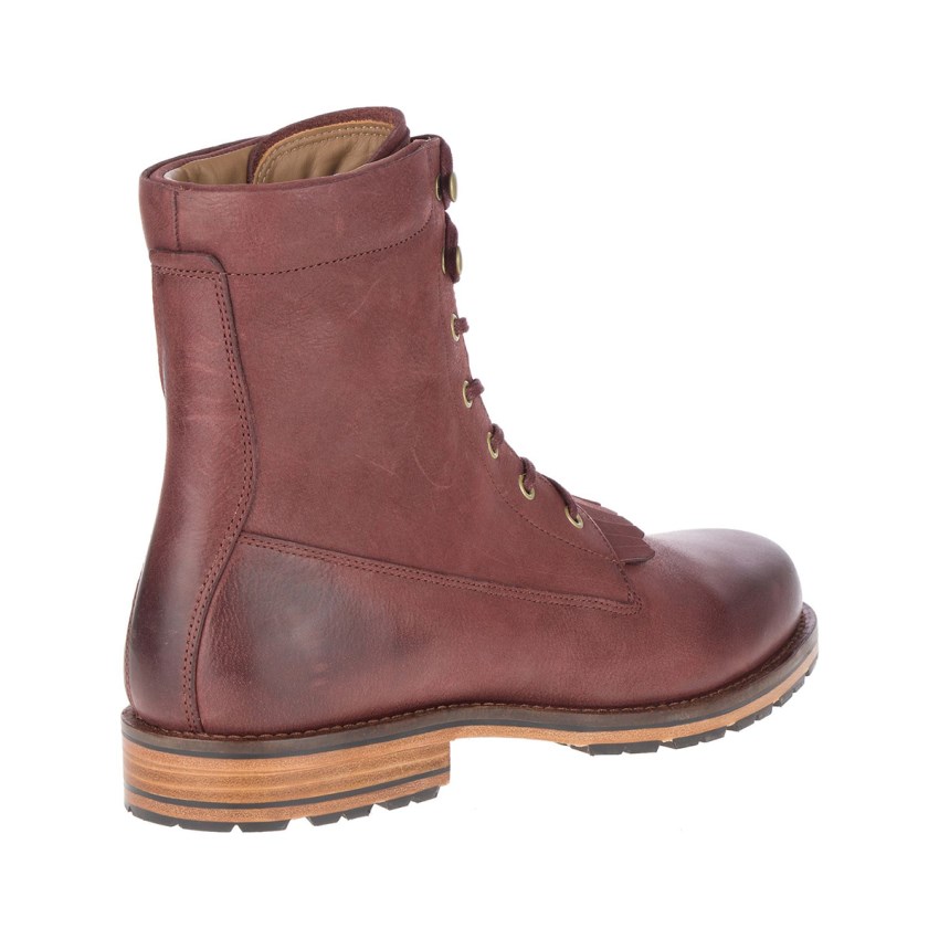 Bottes Merrell Wayfarer Lace Leather Marron Homme | P.Q.MAWS